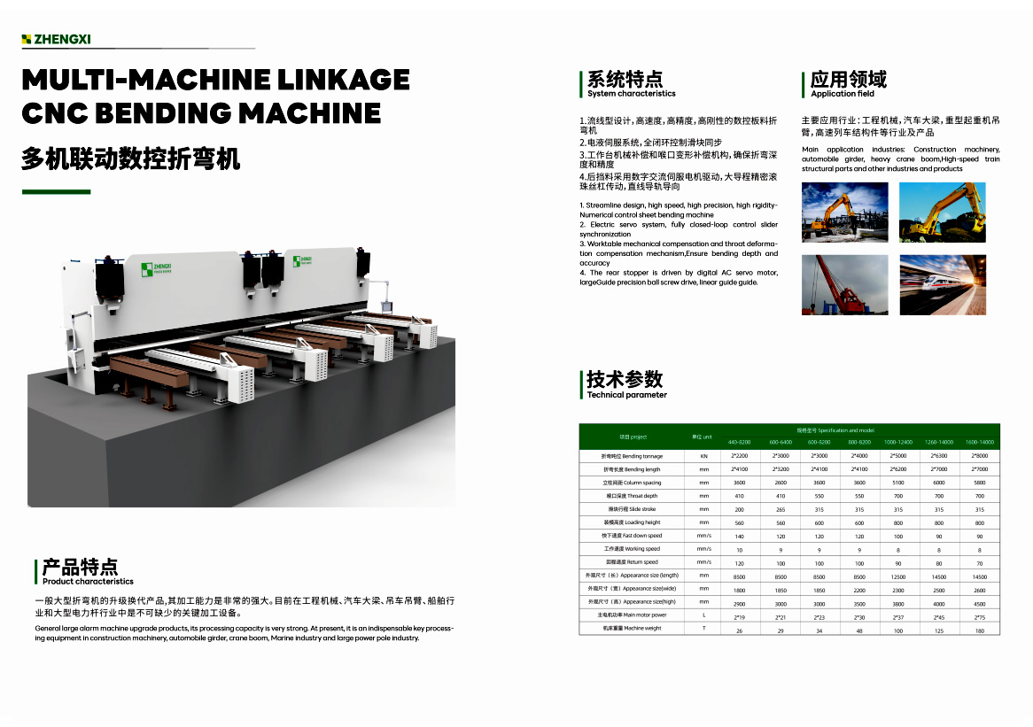 雙機(jī)聯(lián)動(dòng)數(shù)控折彎?rùn)C(jī)